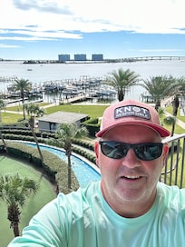 From the balcony