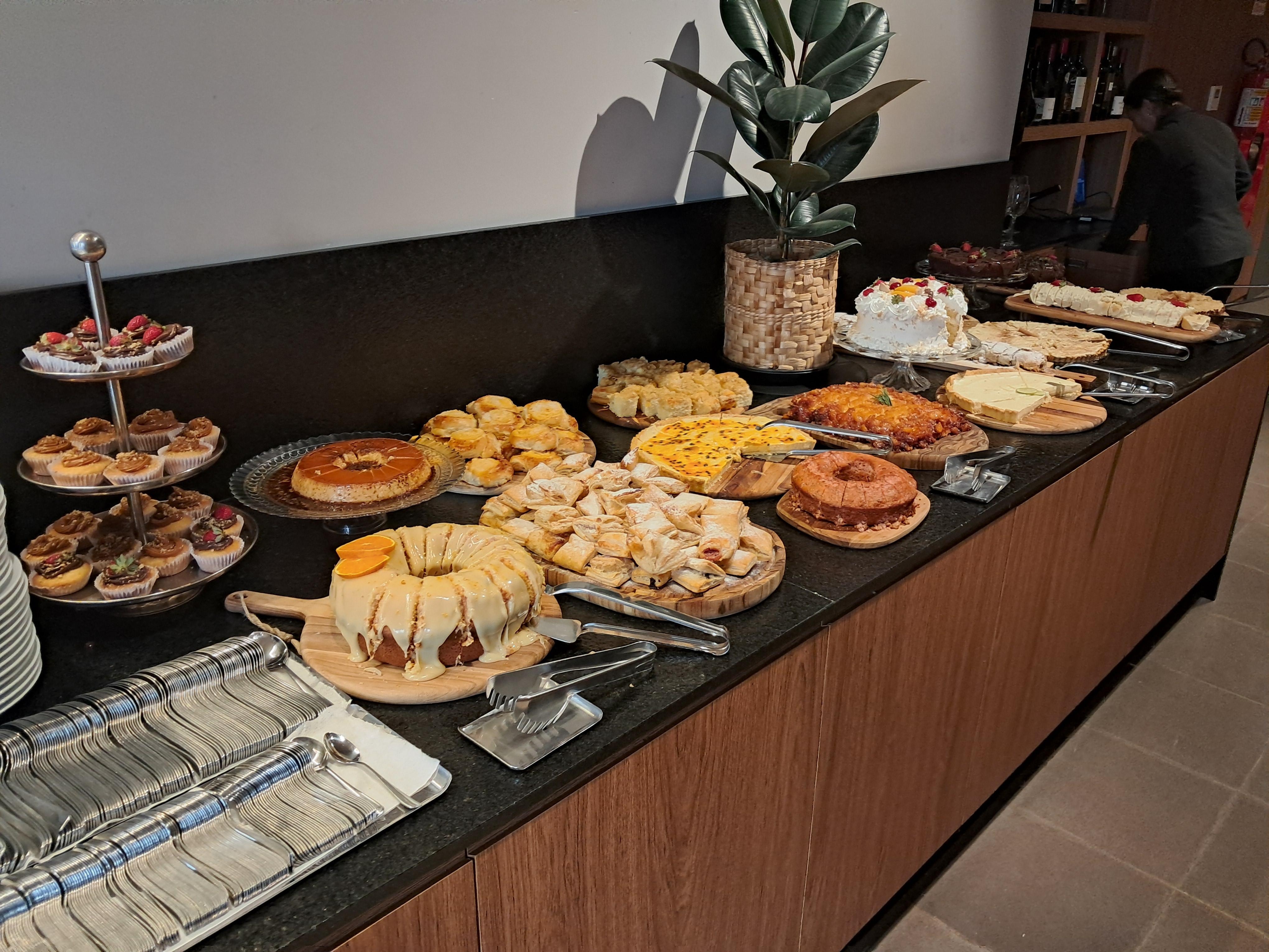 Café com muitas opções.  Nota 10