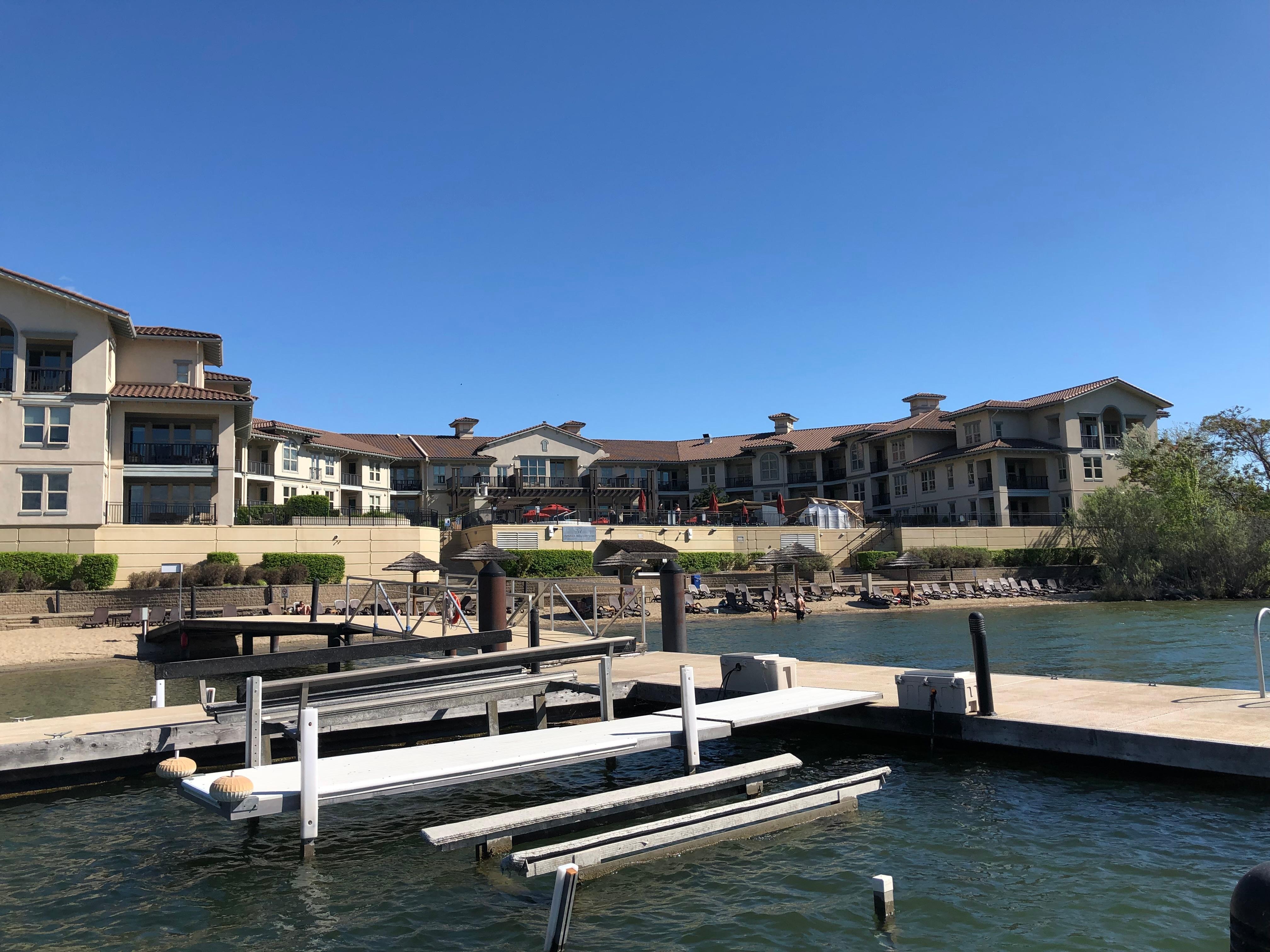 Peaceful beach and dock area before the busy season!! 