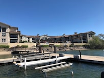 Peaceful beach and dock area before the busy season!!