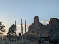 Yavapai Point as seen from close to Caroline's condo.