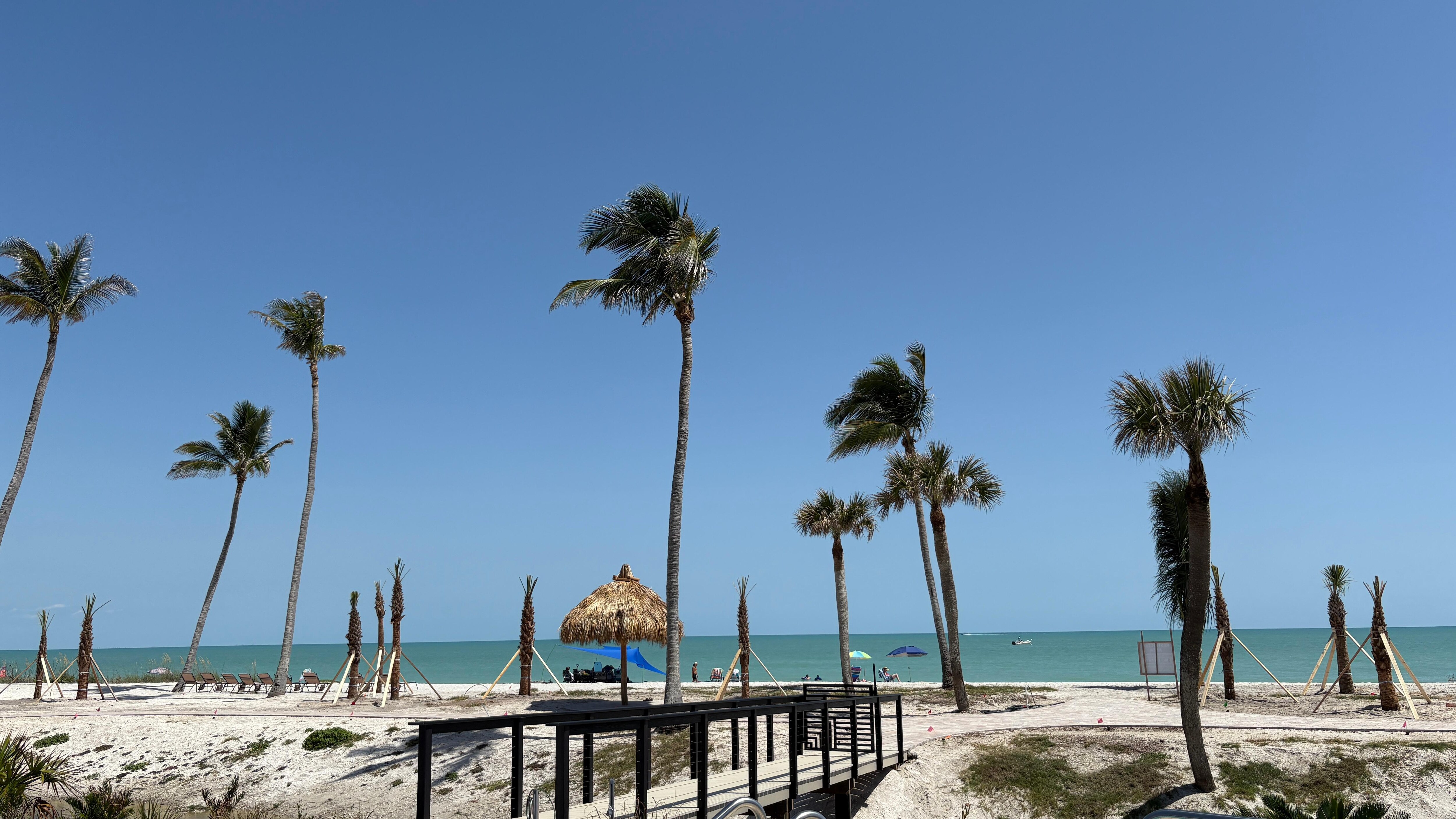 View of Gulf from the pool