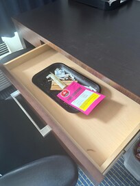 Marijuana in desk smelt up whole room