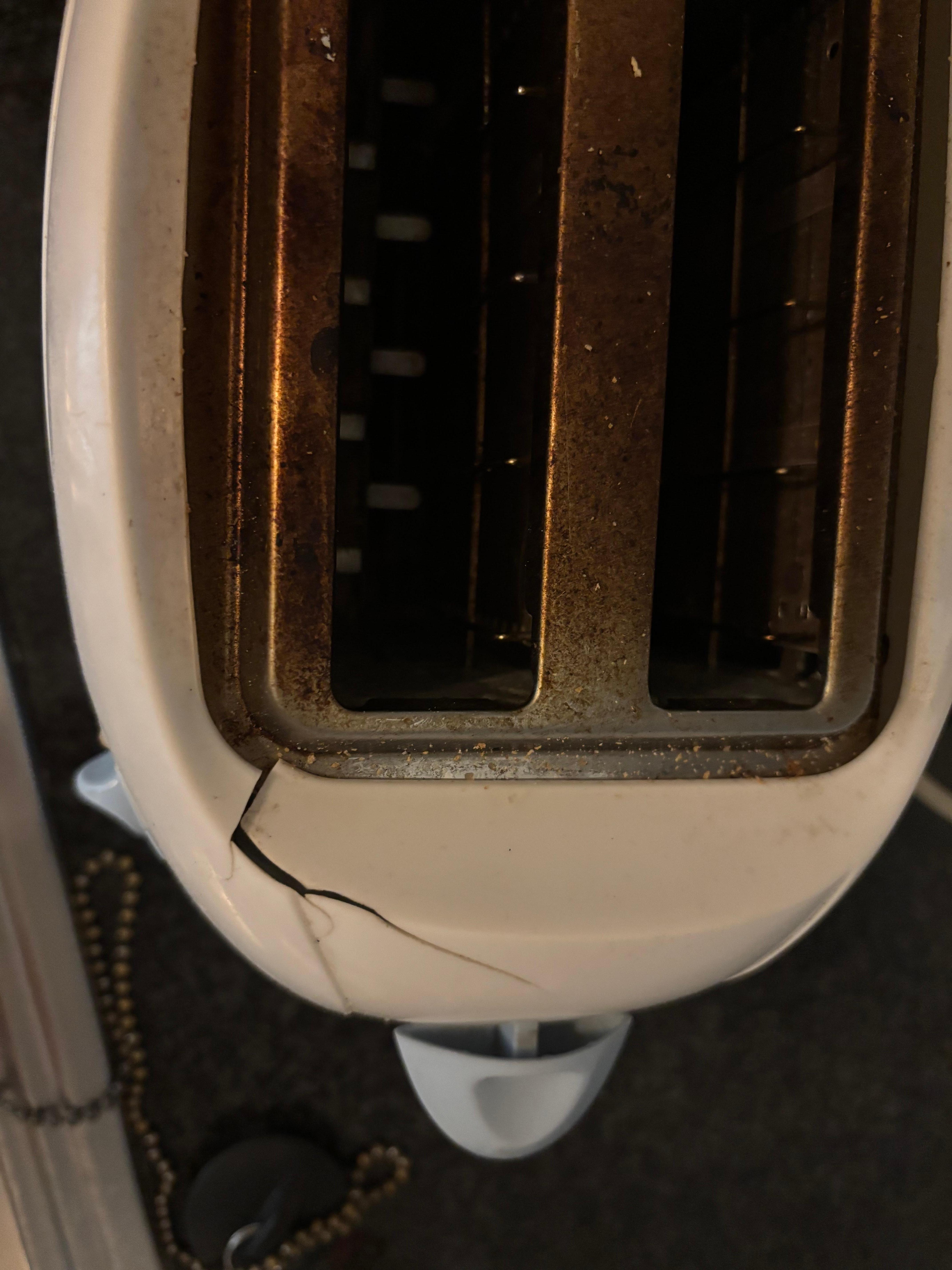 Broken toaster