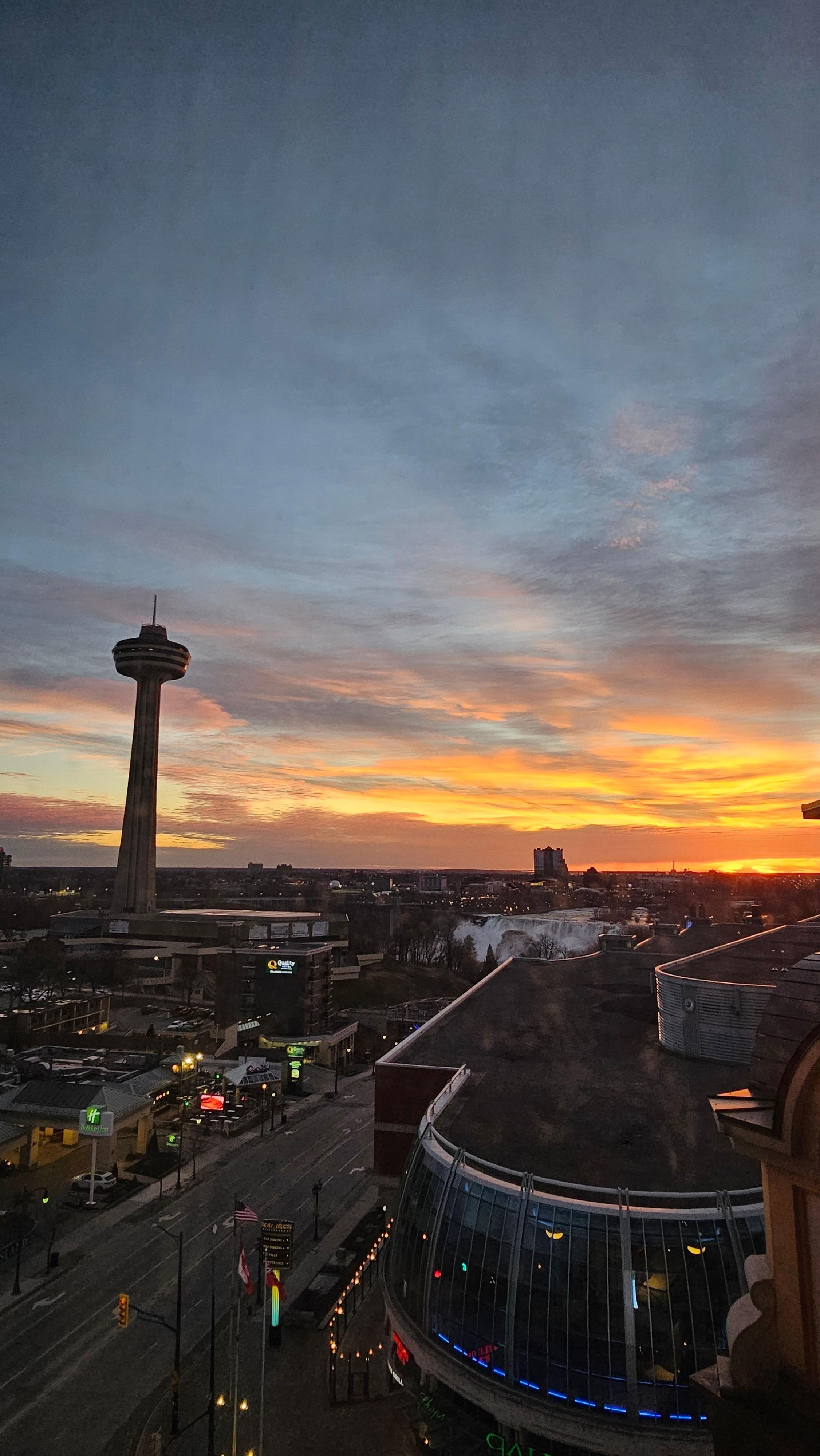 View from Hilton Hotel room