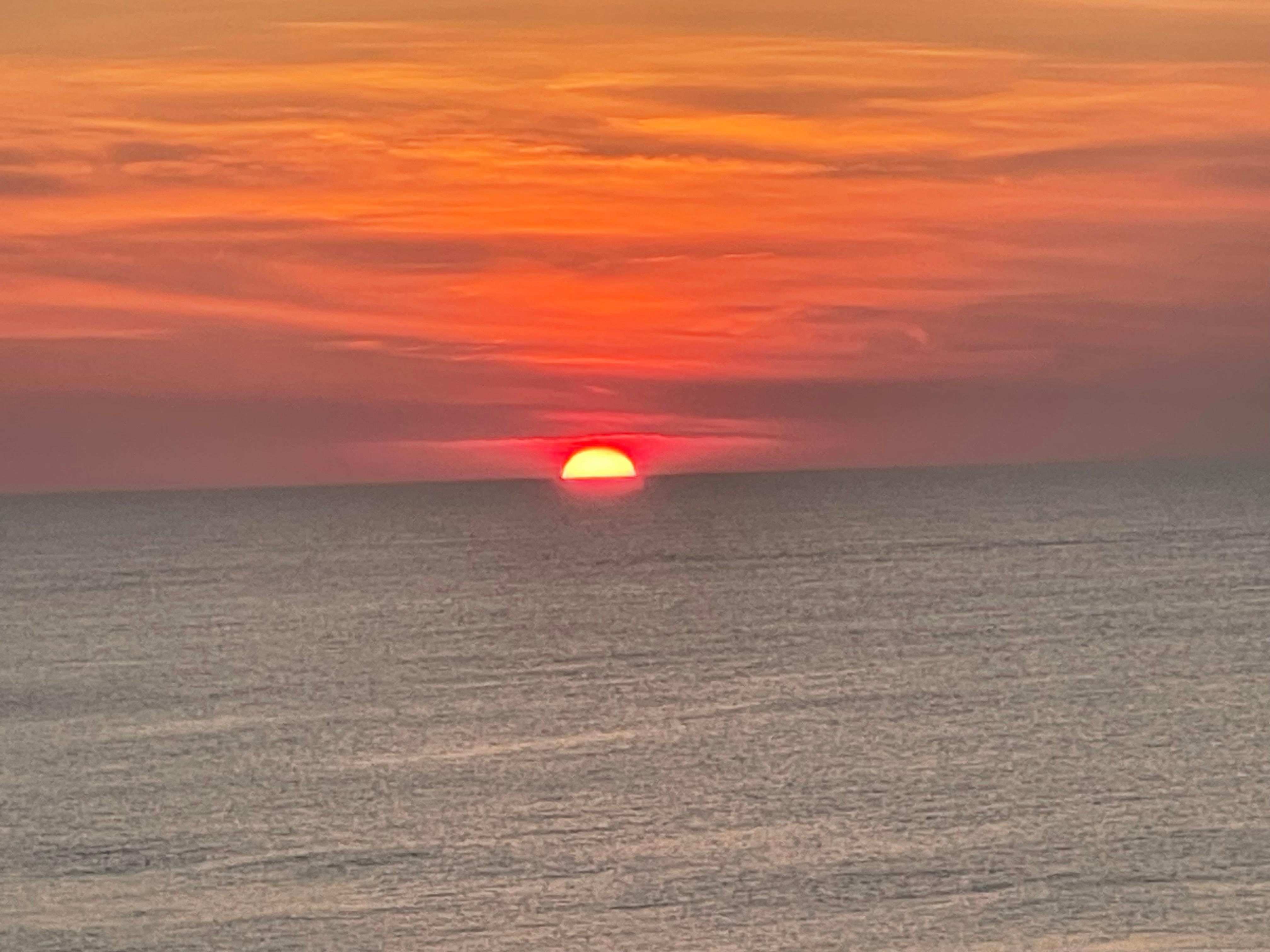 Sunrise from the balcony! 