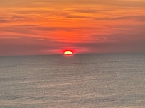 Sunrise from the balcony!