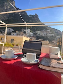 view from breakfast table