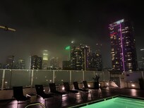 Views from rooftop pool & jacuzzi