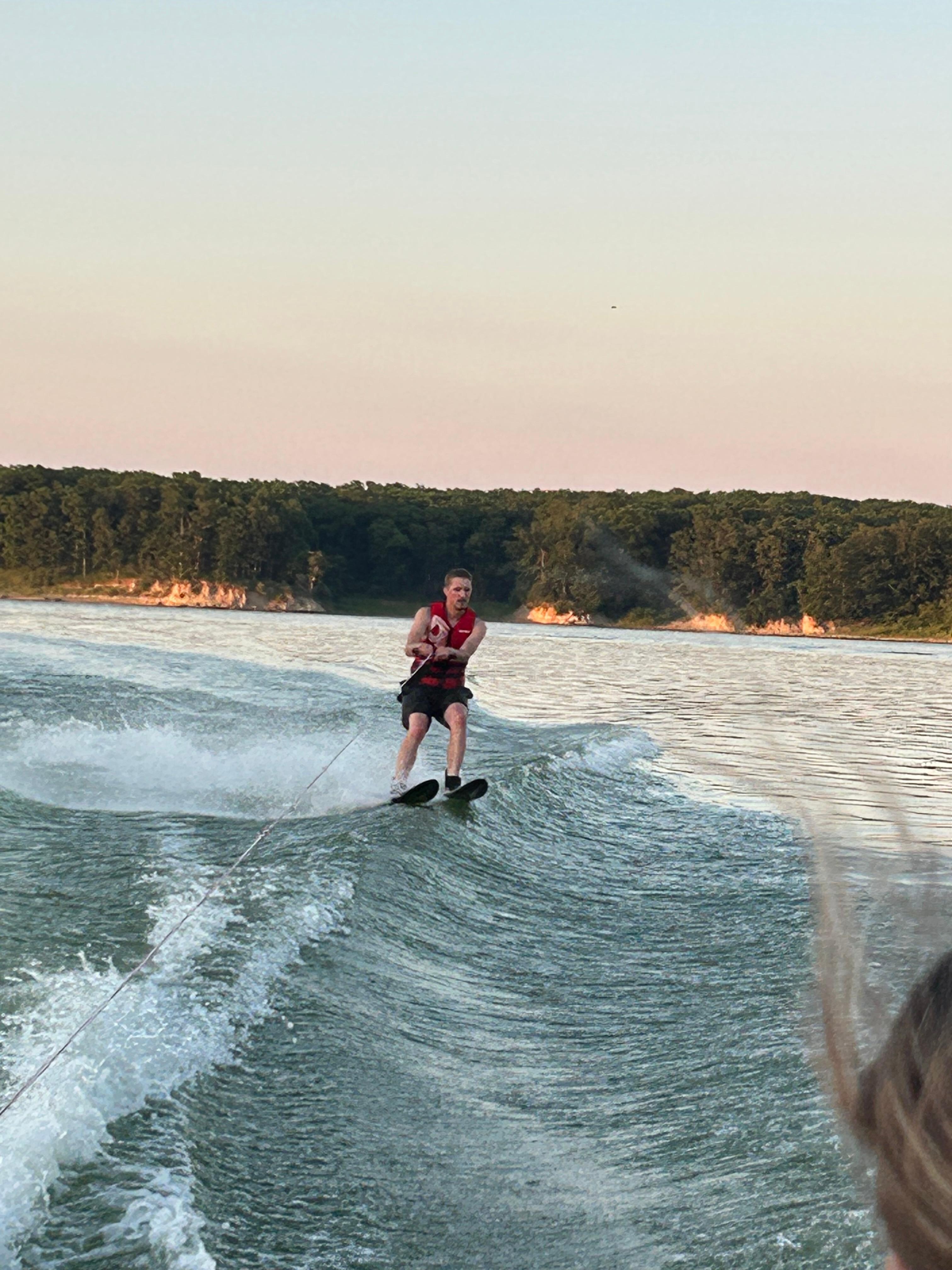 It’s a fun lake for water sports! 