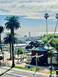 View from our Balcony room…