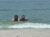 Beautiful beach weather