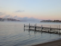 October Sunrise from the beach in front of the house.