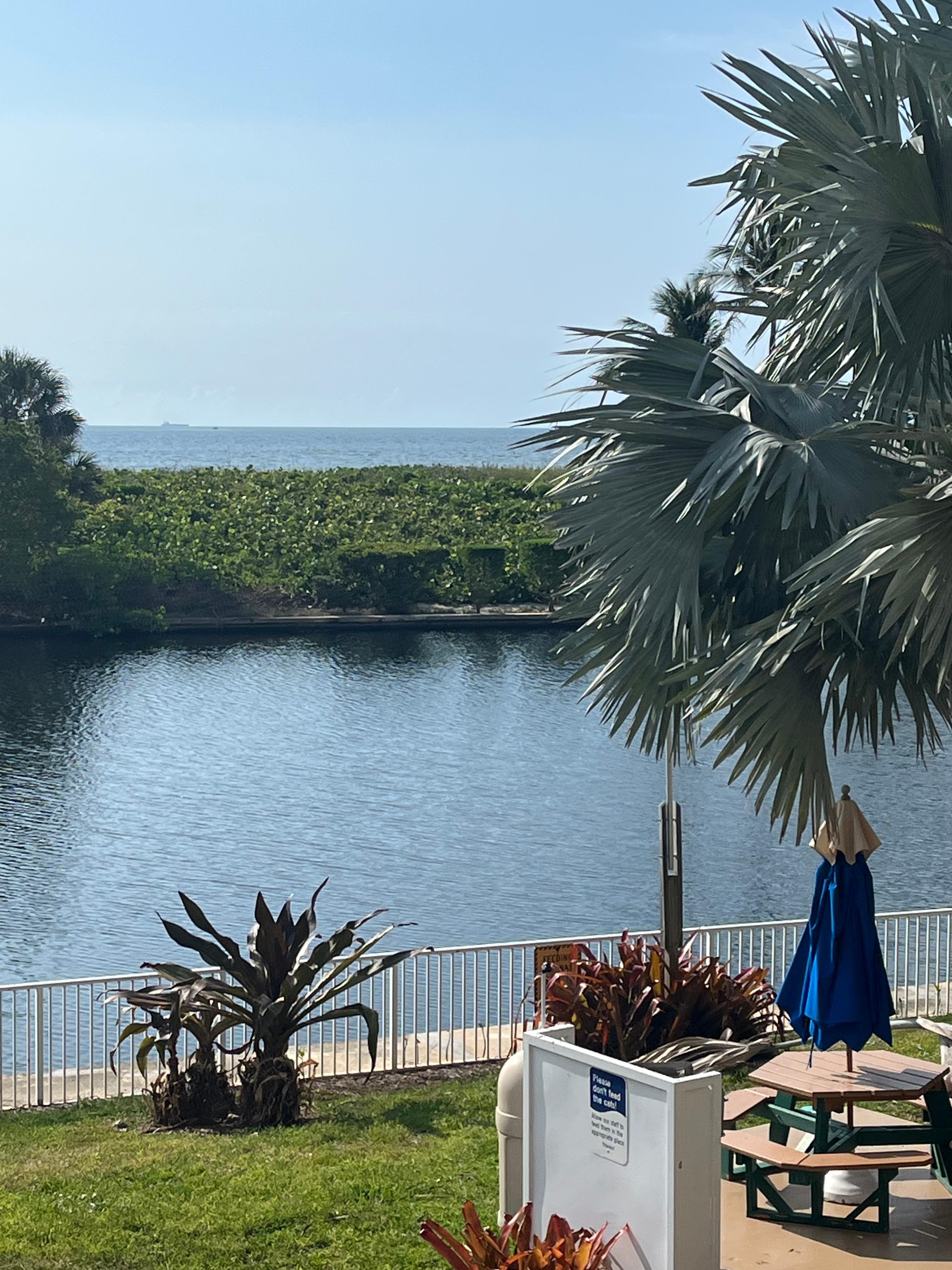View from our room. 
