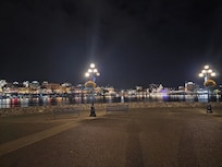 View from hotel lobby