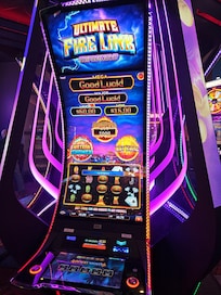 They were just putting these new slots as we were departing