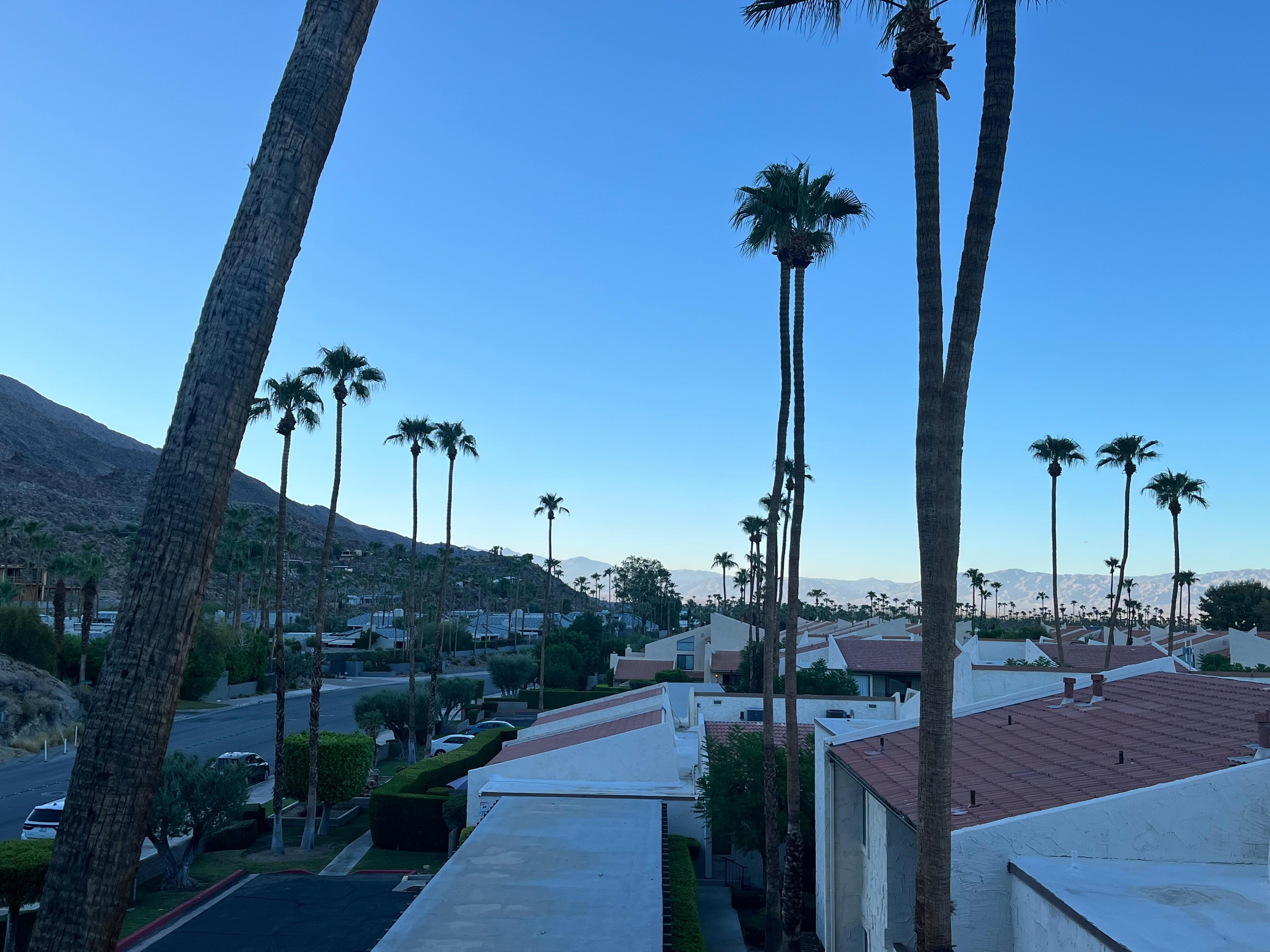 The view from our room. We loved being by the mountain. 
