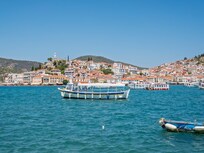 Galatas looking across to Poros