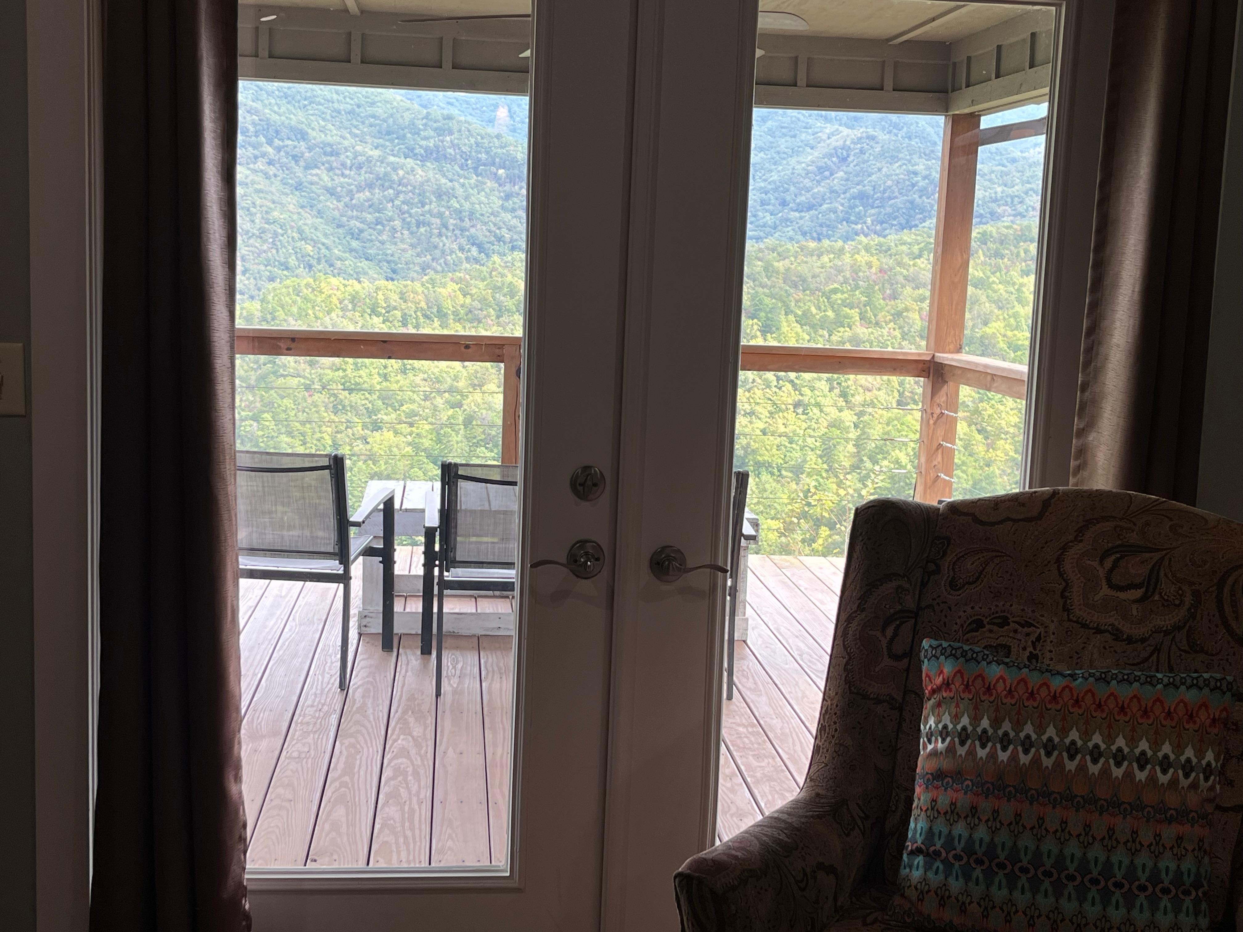 View from living area