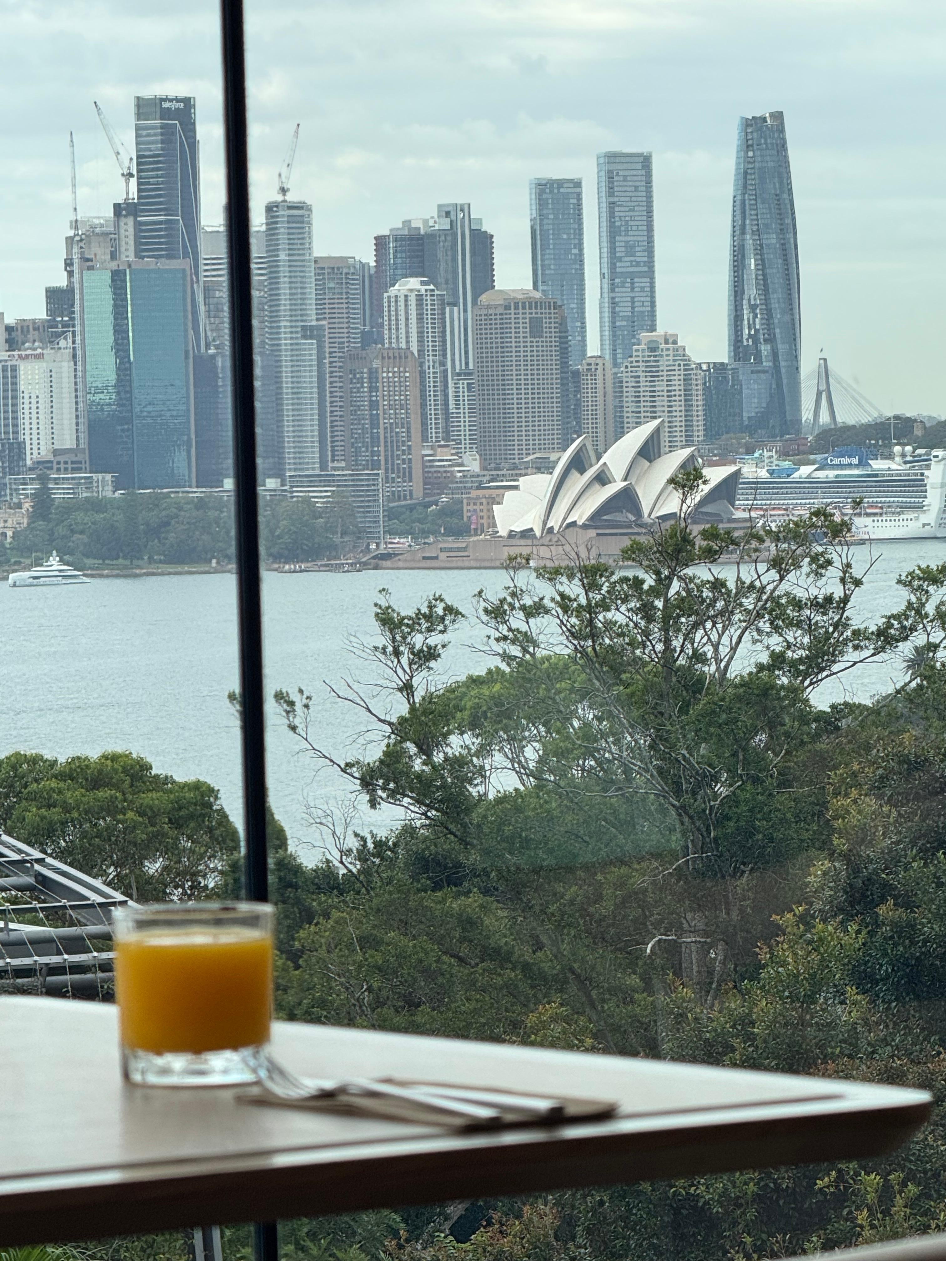 Breakfast with a view! Get there early so you can enjoy 