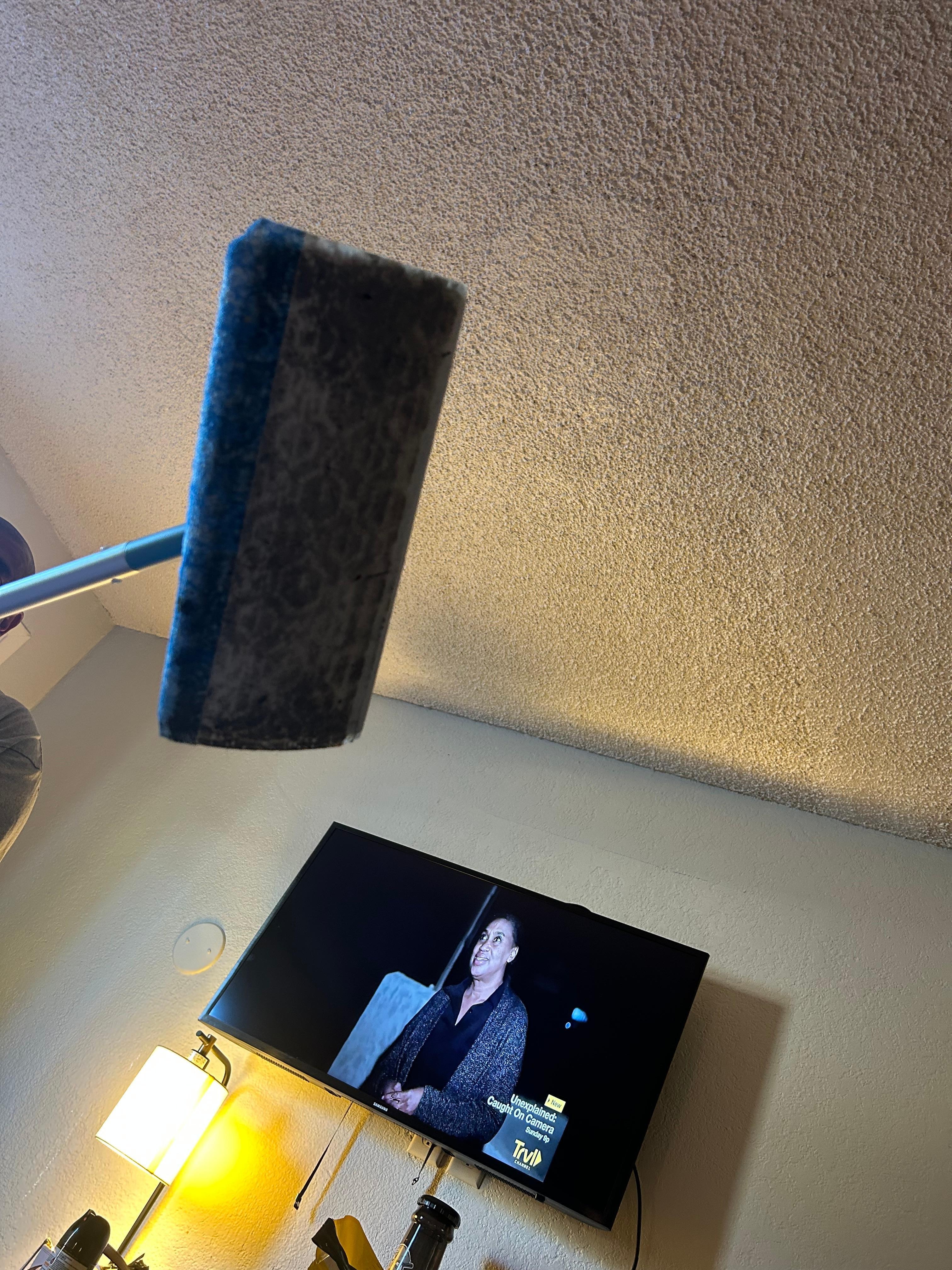 After we mopped the floor. 