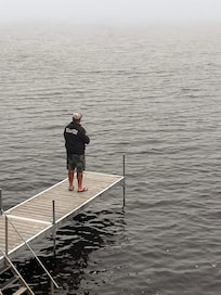 Fish from the dock