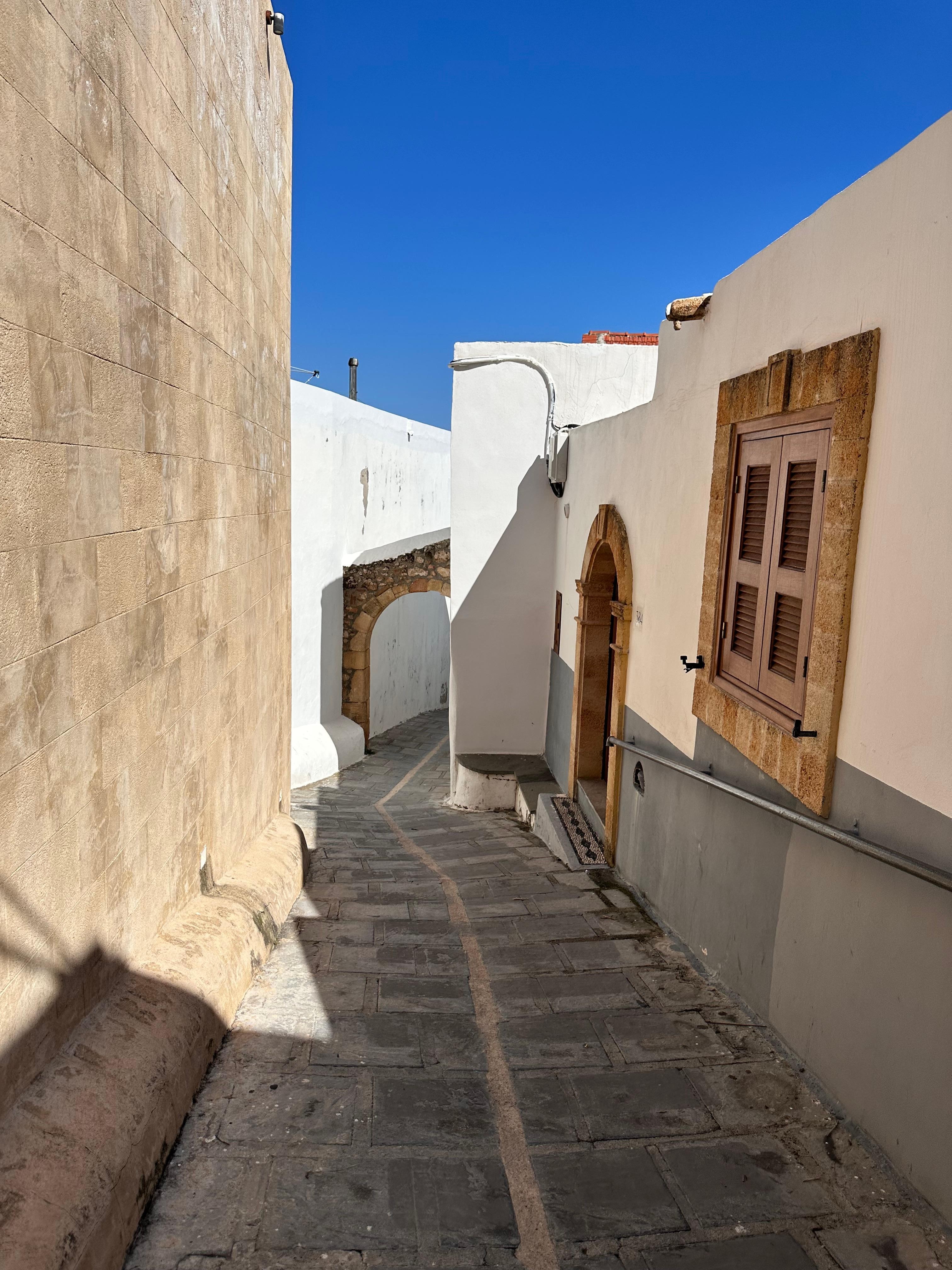 Lindos streets are beautiful