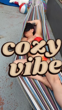 The hammock we brought was a great addition to the pool area