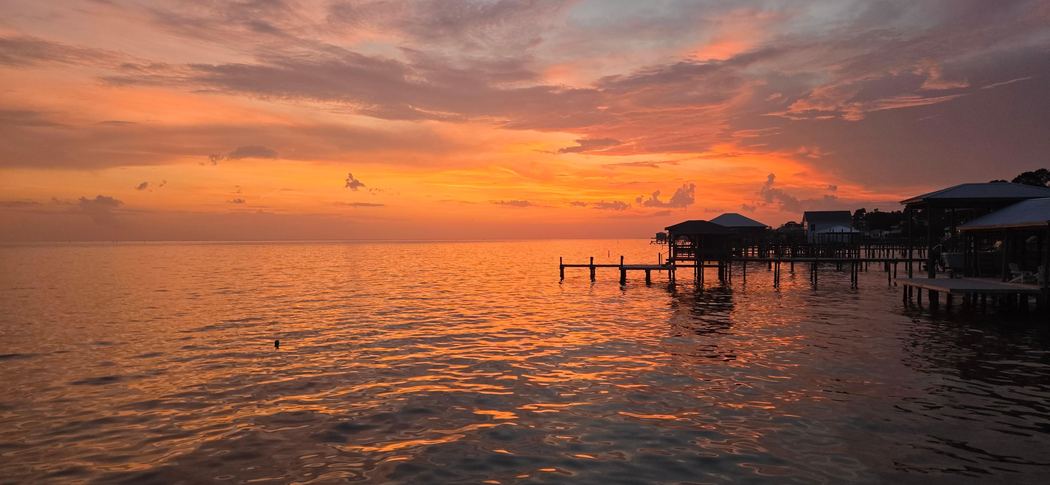 Sunset from the pier