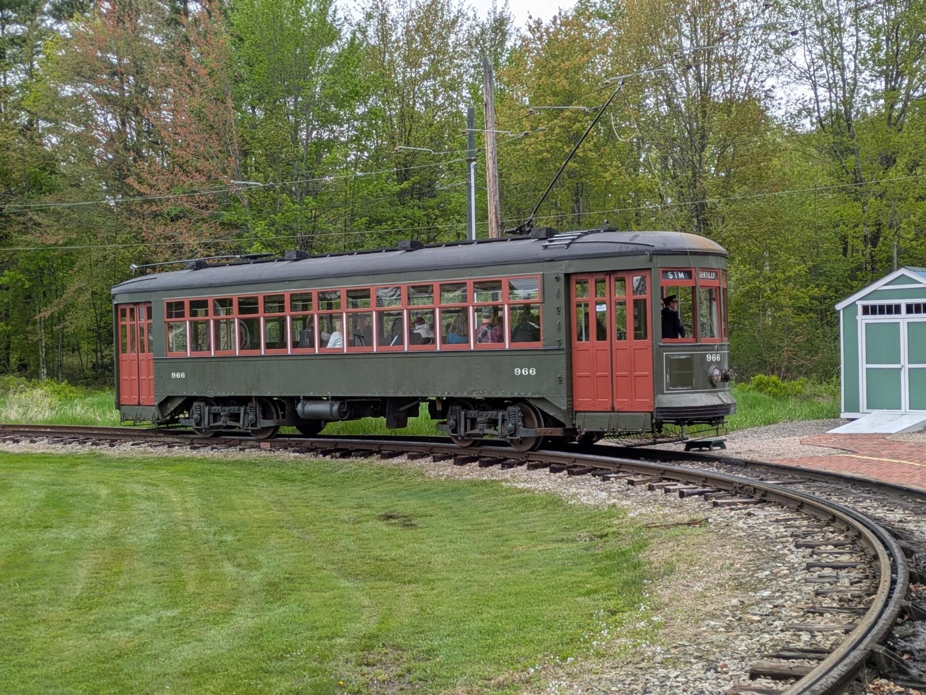 Trolley Museum - worth a visit.
