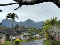 View from driveway