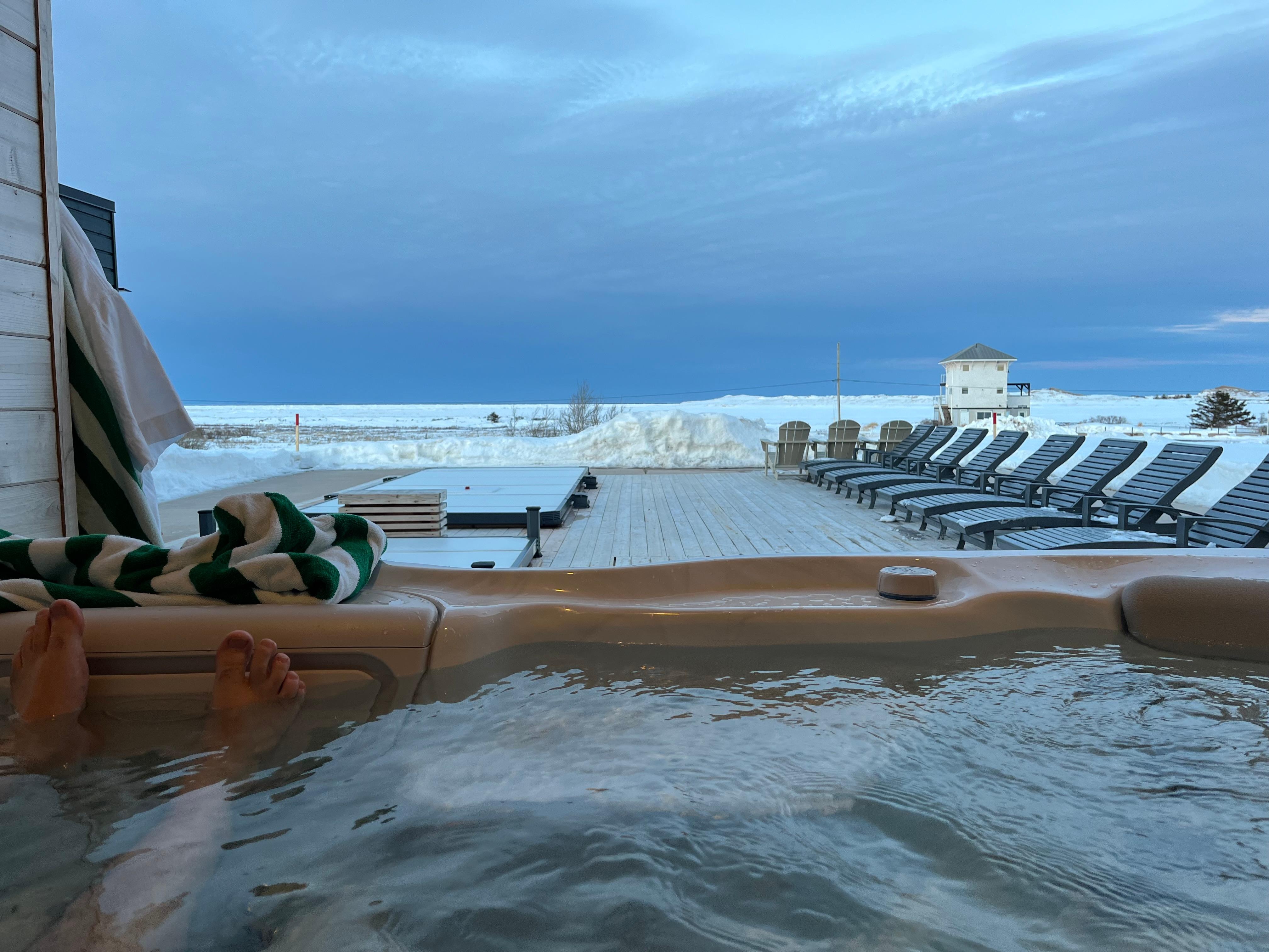 Hot tub view