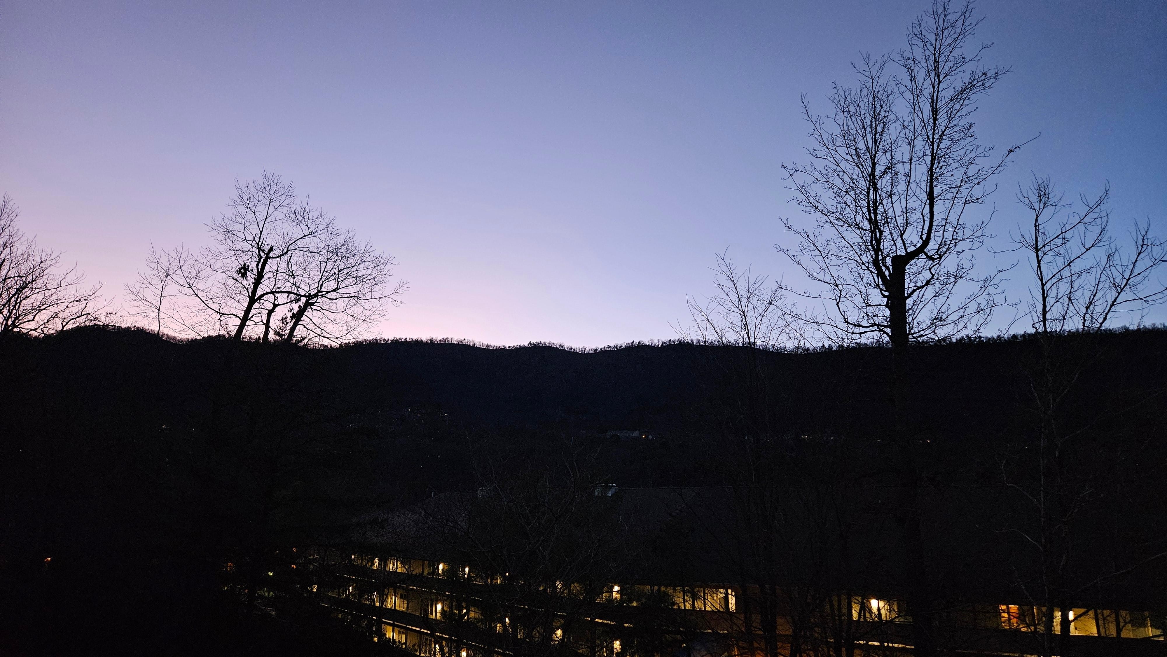 View from the balcony