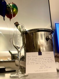 They sent this to my room after I mention it was my birthday