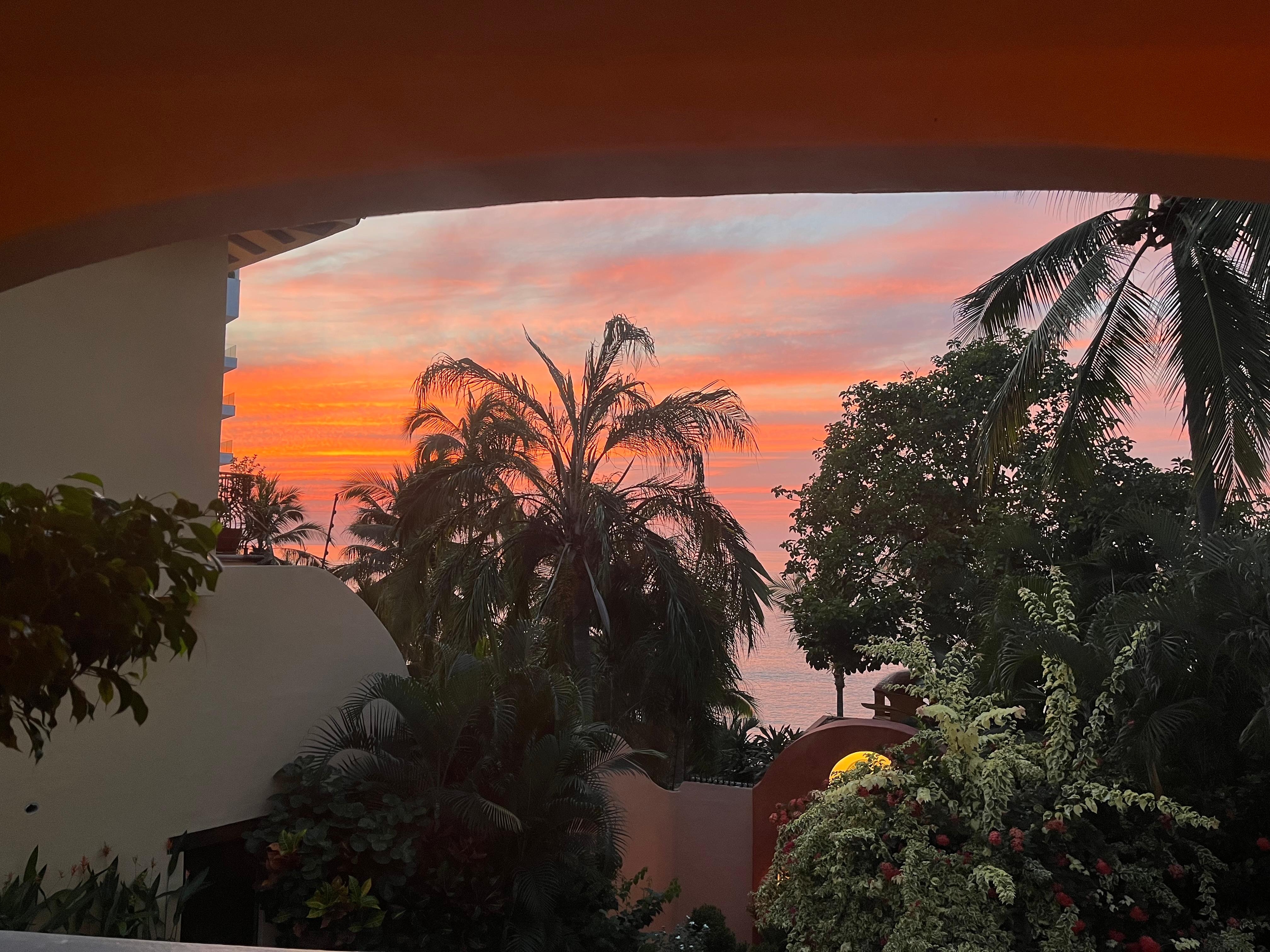 One of many beautiful sunsets