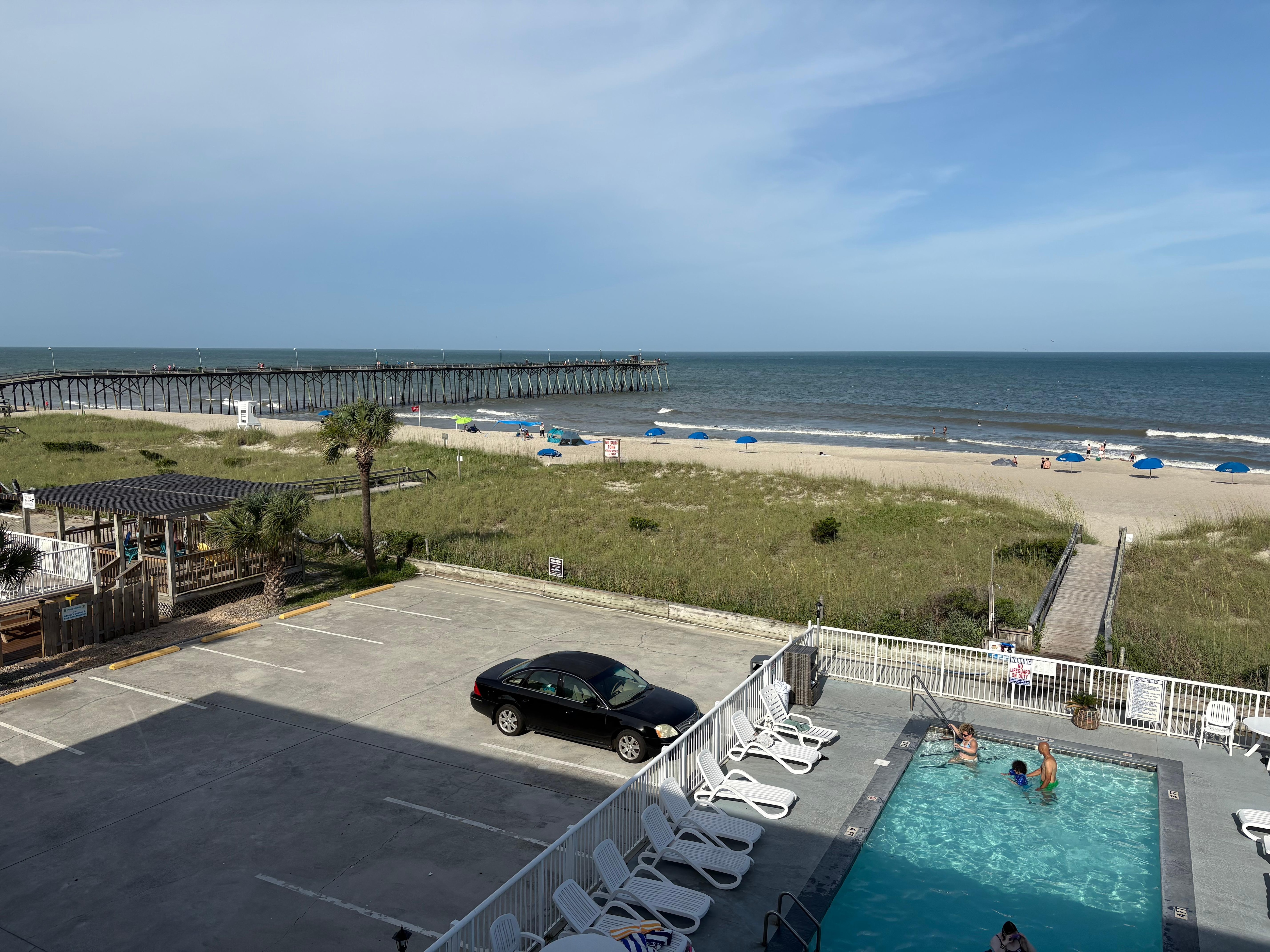 Third story balcony view