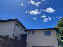 Apartment built above the garage area.