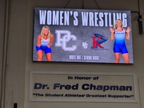Came to watch my granddaughter wrestle at Presbyterian College