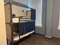 The bunk beds in my room (there was another pair)