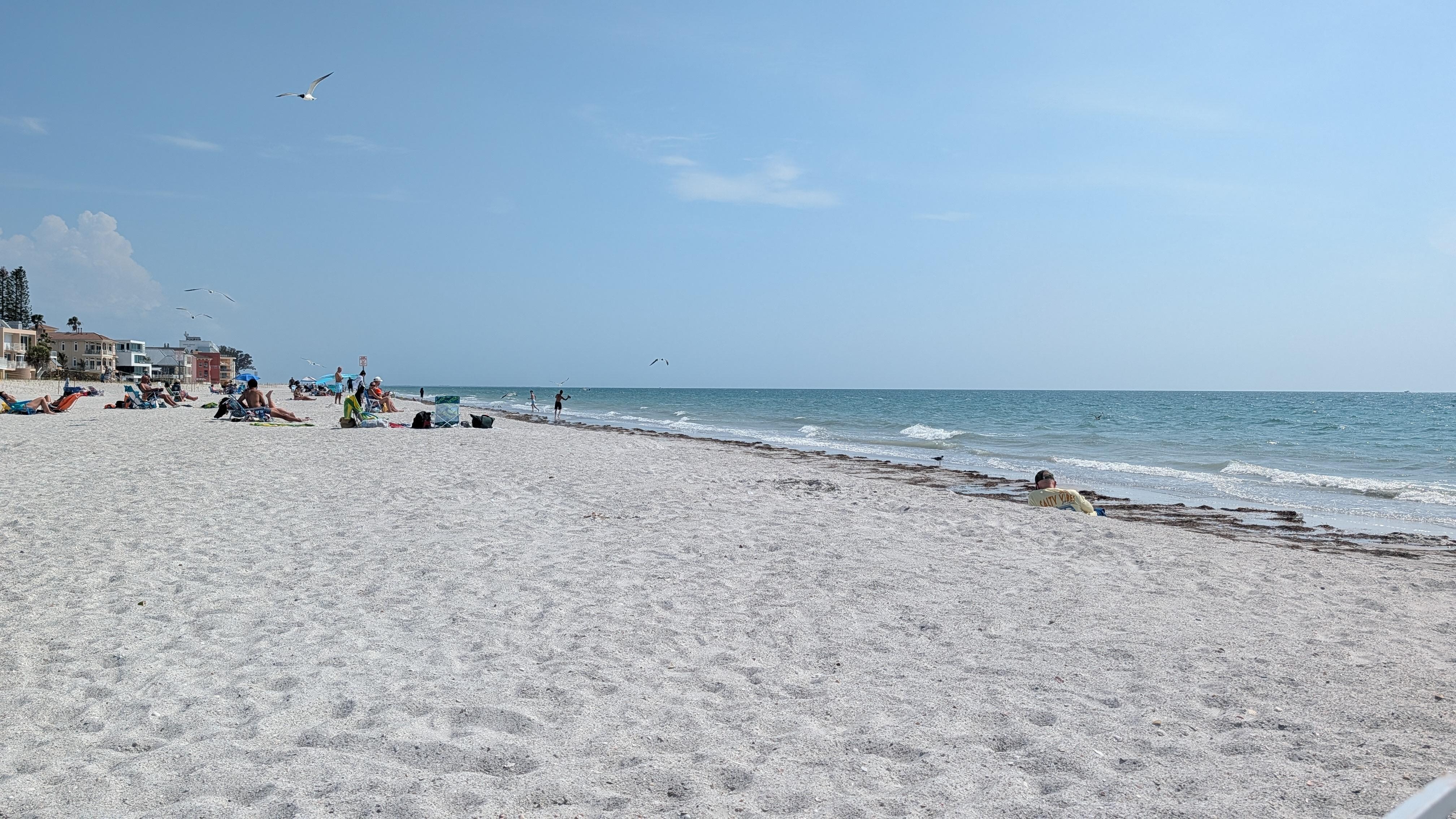 Treasure island beach by Caddys, 200 yards from the cottage.  Easy walk and well worth it. 