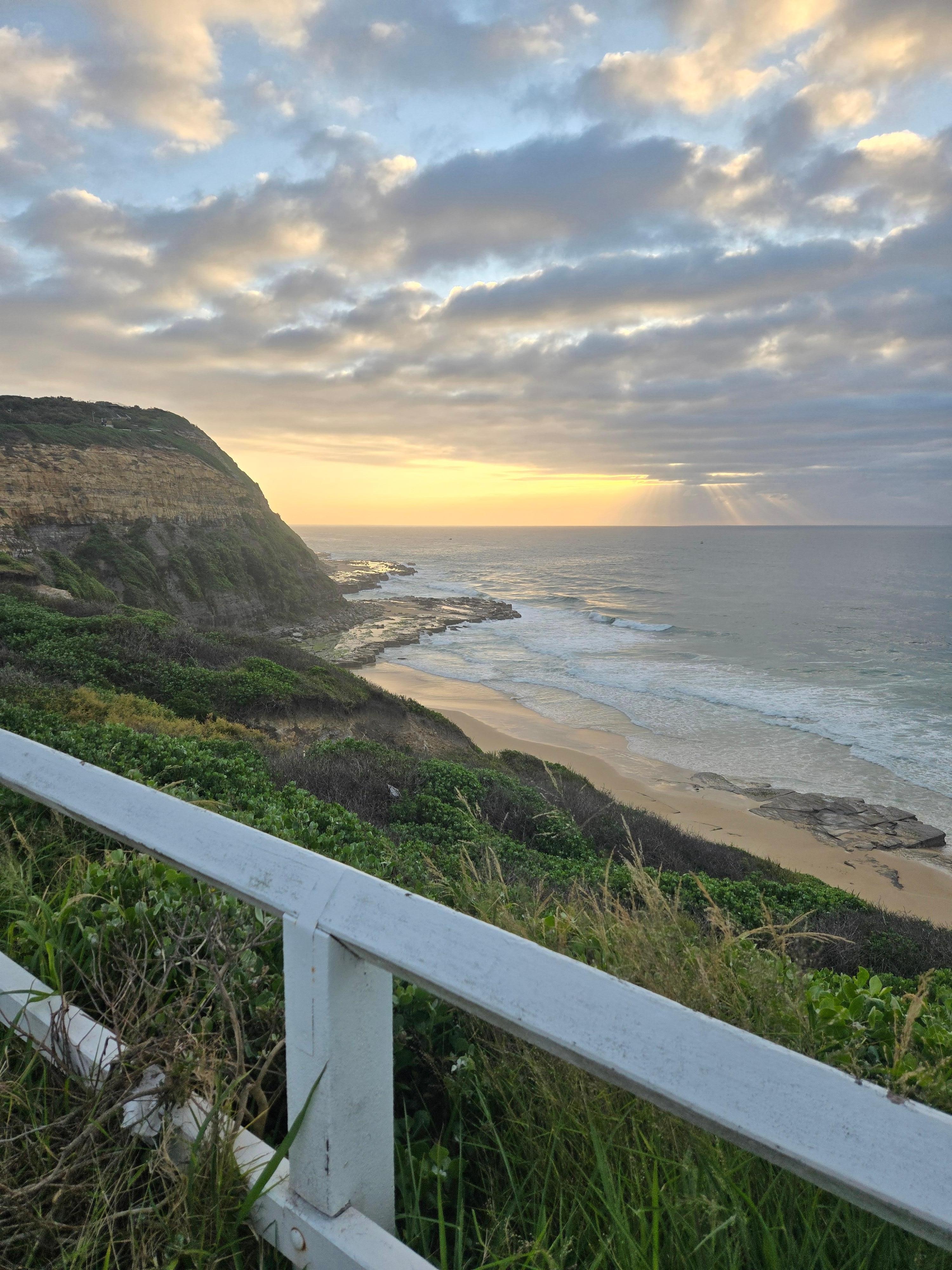 The view from the end of the street.
