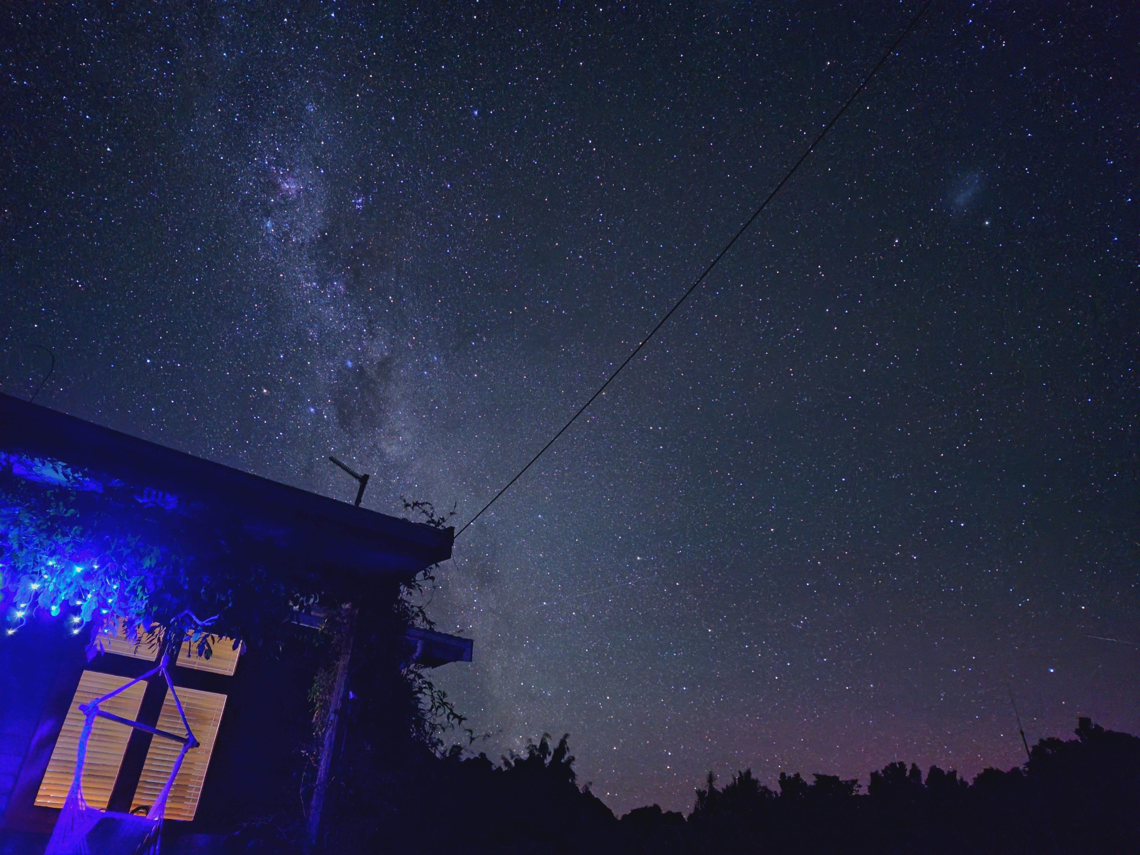 Nite  sky from house 