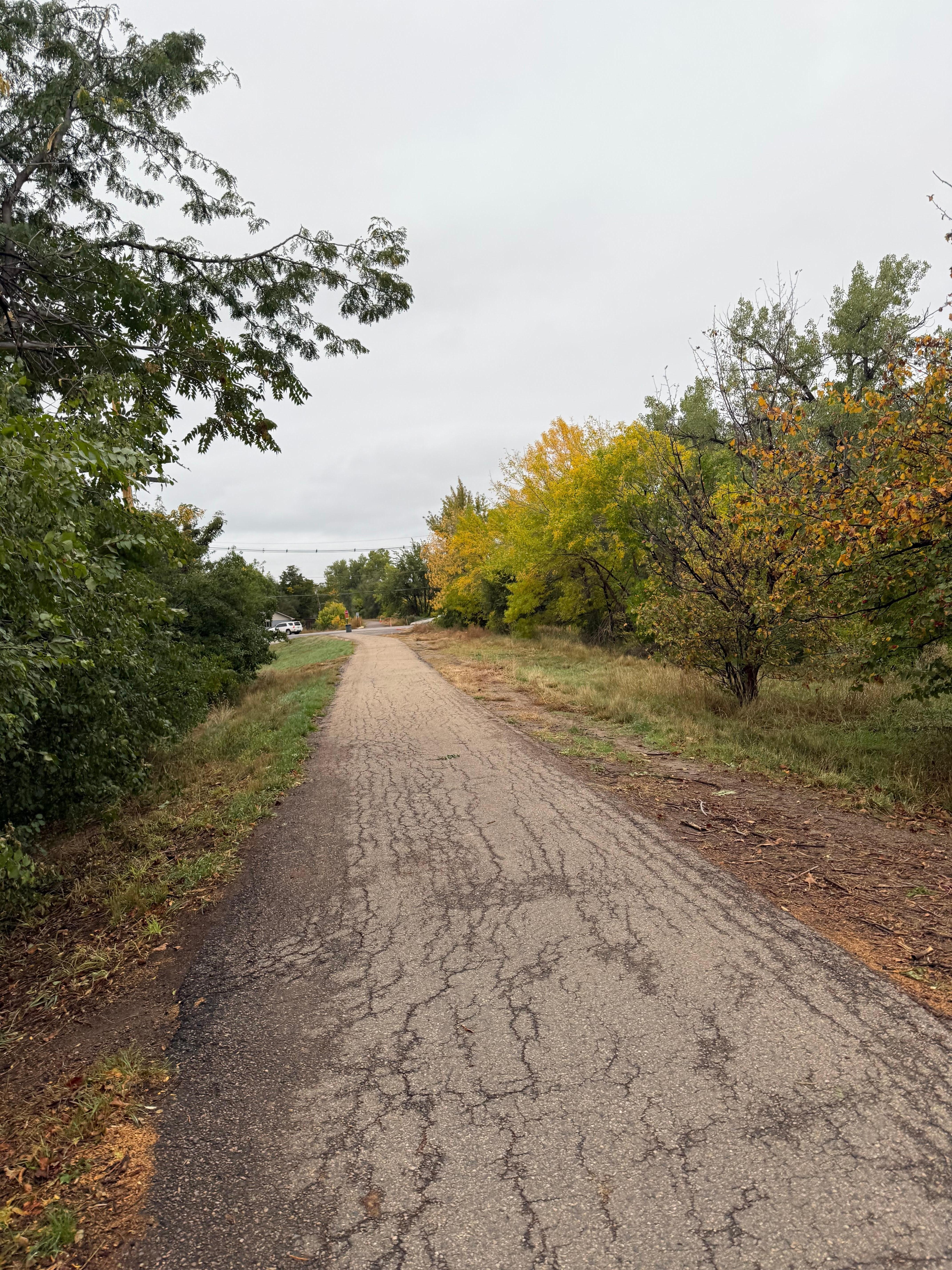 Walking trail right around the corner