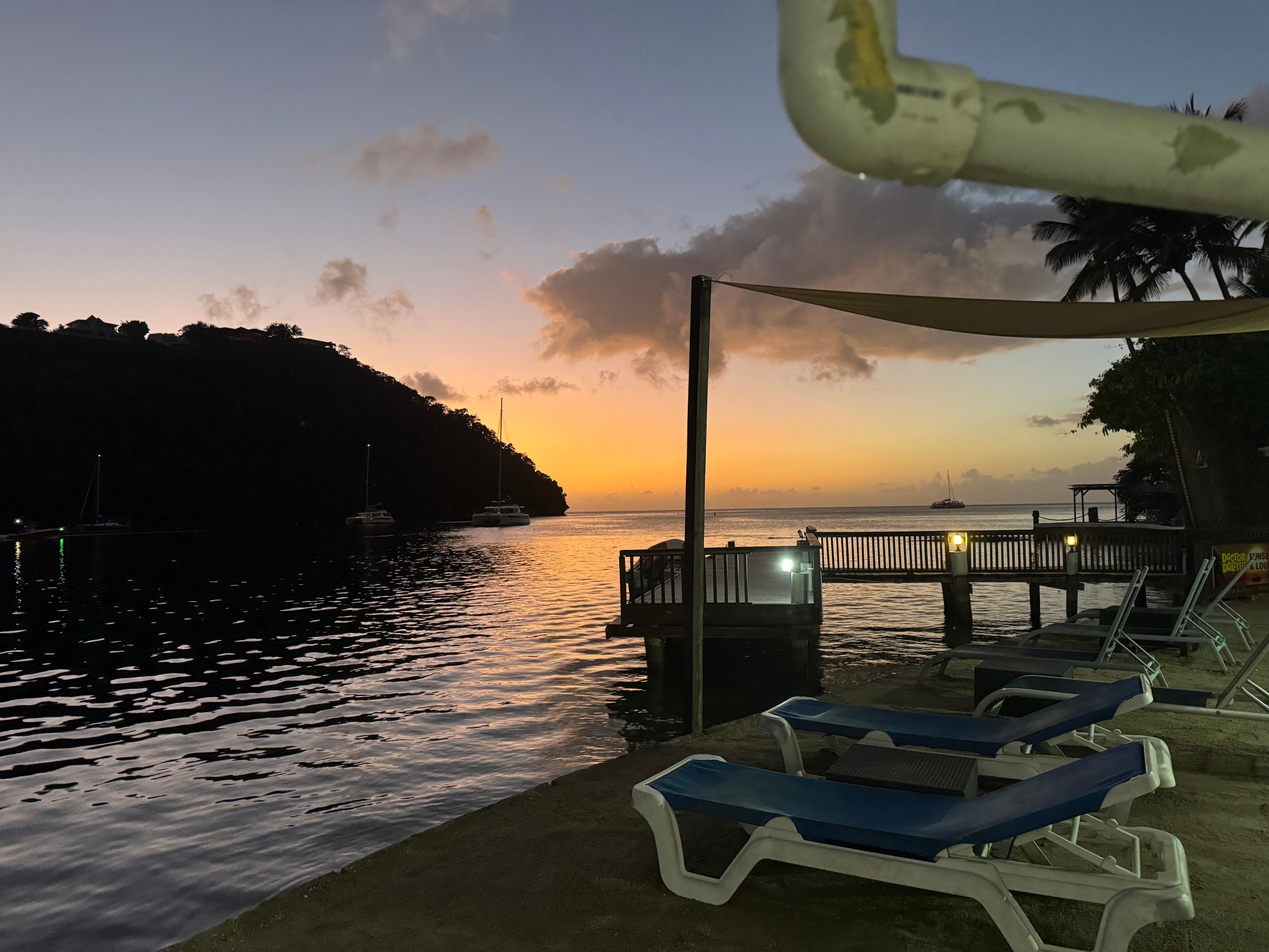 night time sunsets viewd from Dr Doolittles