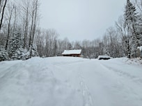 House from part of driveway