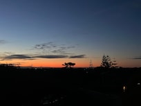 Sunset from the decking