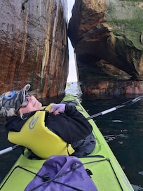 Loved the Picture Rock Kayak tour on Lake Superior.