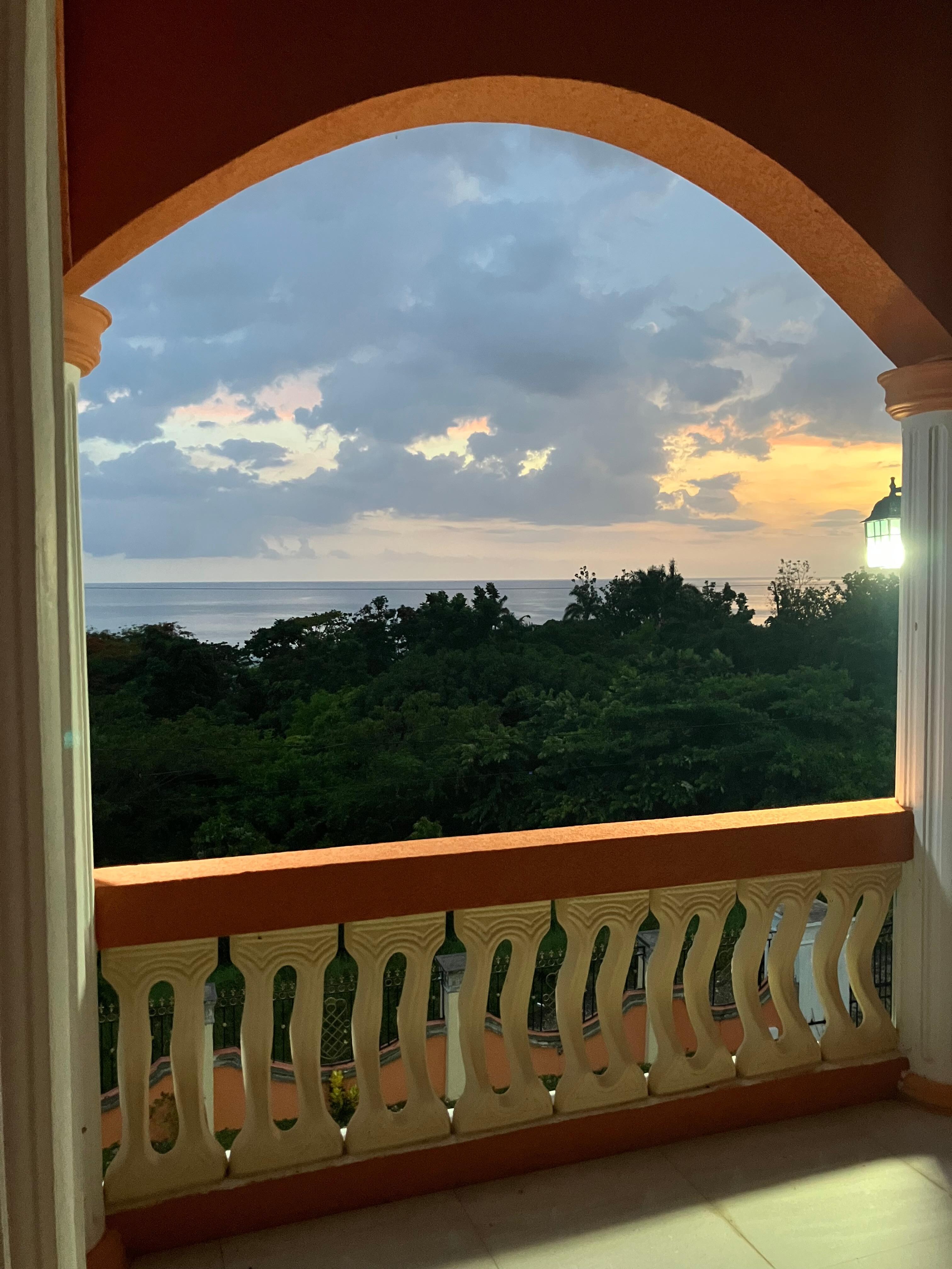 View from the balcony