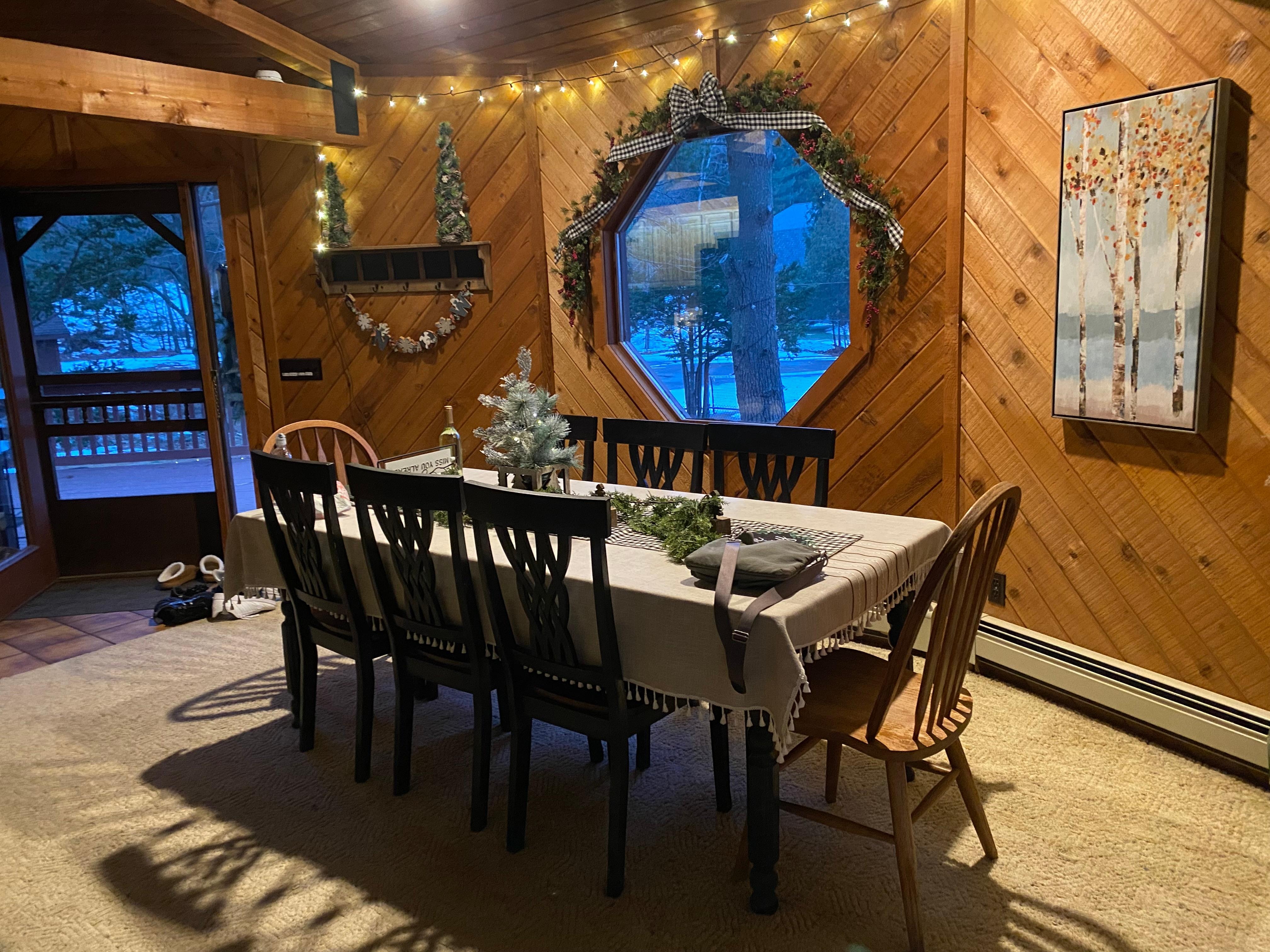 Beautiful holiday decor throughout the house