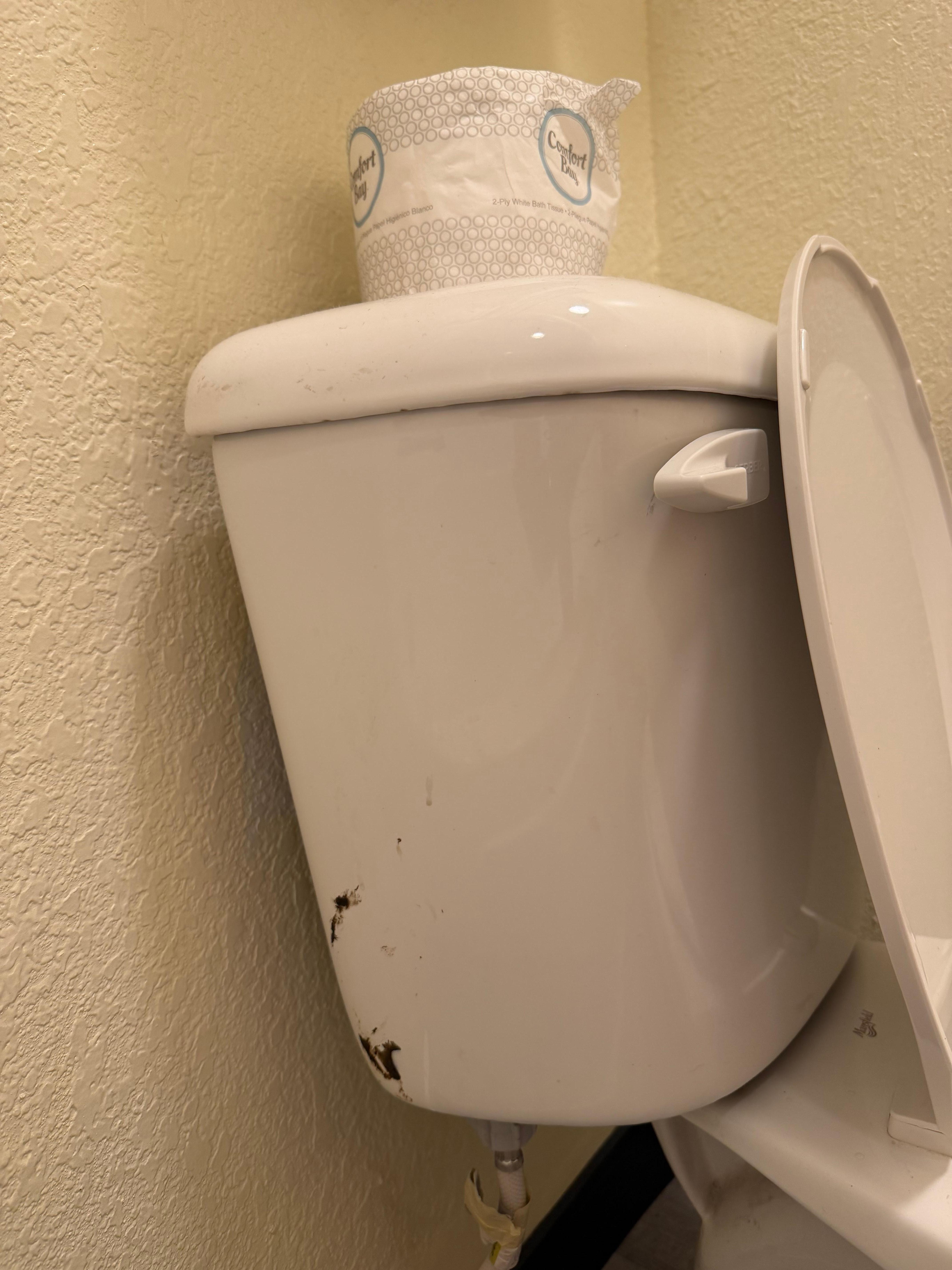 Toilet embarrado de popo